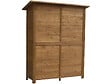 HABITAT ET JARDIN - Armoire de jardin "Espacio" - 140 x 49 x 162 cm - Marron - vignette