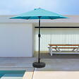 CONCEPT USINE - Parasol  bleu  rond 25 x 25 m COME - vignette