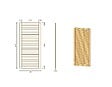 ALTANKA - Pergola de jardin 4.04x4.04m avec panneaux - traité - ALT133 - vignette