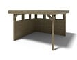 ALTANKA - Pergola de jardin 4.04x4.04m avec panneaux - traité - ALT135 - vignette