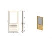 ALTANKA - Pergola de jardin 4.04x4.04m avec panneaux - traité - ALT126 - vignette