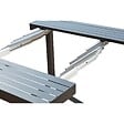 CONCEPT USINE - Console extensible 2 à 6 places en aluminium OLHAO - vignette