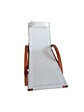 CONCEPT USINE - Transat en bois et toile PVC blanc NAARI $ - vignette