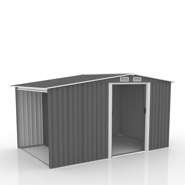 CONCEPT USINE - Abri de jardin 6.87m2 avec abri bûches VOSGES - large