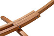 CONCEPT USINE - Hamac avec auvent sur support 315 m en bois chocolat LAGOA - vignette