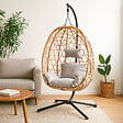 CONCEPT USINE - Fauteuil suspendu effet rotin CUZCO - vignette