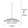 CONCEPT USINE - Suspension filaire noire LOLA - vignette