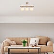 CONCEPT USINE - Plafonnier vintage - 3 lampes AMBRE - vignette