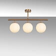 CONCEPT USINE - Plafonnier vintage - 3 lampes AMBRE - vignette