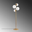 CONCEPT USINE - Lampadaire vintage doré - 4 lampes CANDICE - vignette