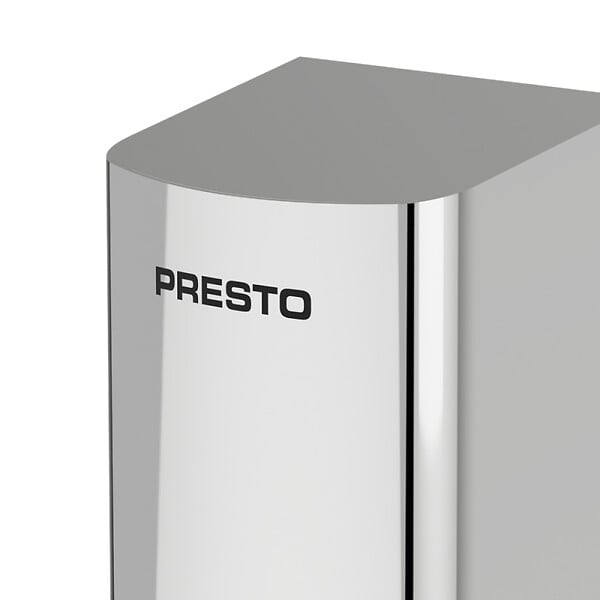 PRESTO - Sèche-mains sans contact mural compact Linea chromé - large