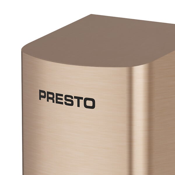 PRESTO - Sèche-mains sans contact mural compact Linea cuivre brossé - large
