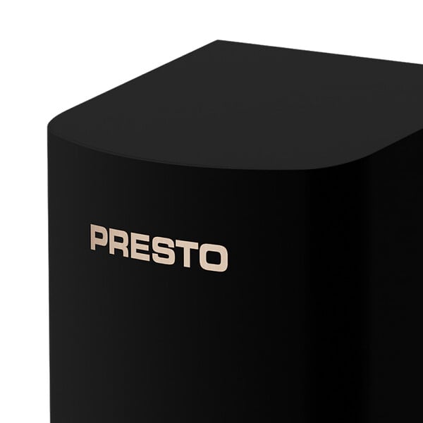 PRESTO - Sèche-mains sans contact mural compact Linea noir mat - large