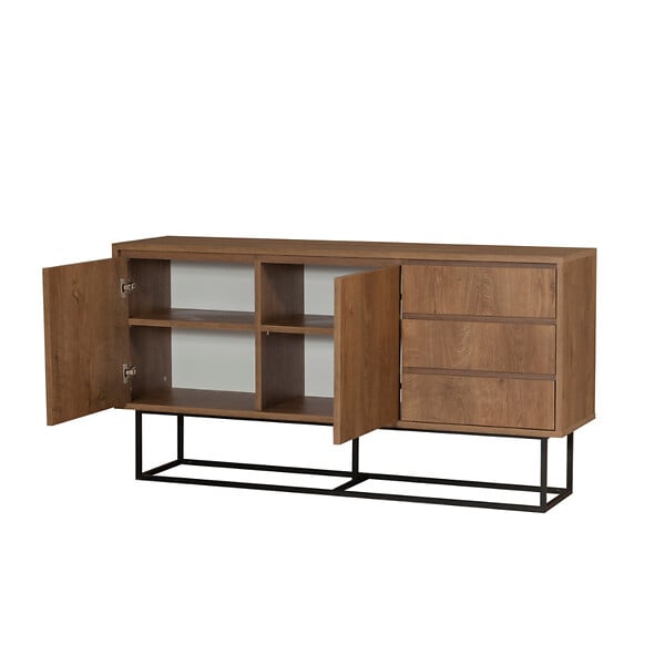 CONCEPT USINE - Buffet en bois 2 portes et 3 tiroirs 140 cm SABINOV - large