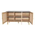 CONCEPT USINE - Buffet effet bois effet cannage 3 portes 120 cm CANGE $ - vignette