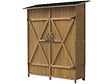 HABITAT ET JARDIN - Armoire de jardin "Espacio"- 140 x 49 x 162 cm - Marron - vignette