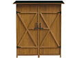 HABITAT ET JARDIN - Armoire de jardin "Espacio"- 140 x 49 x 162 cm - Marron - vignette