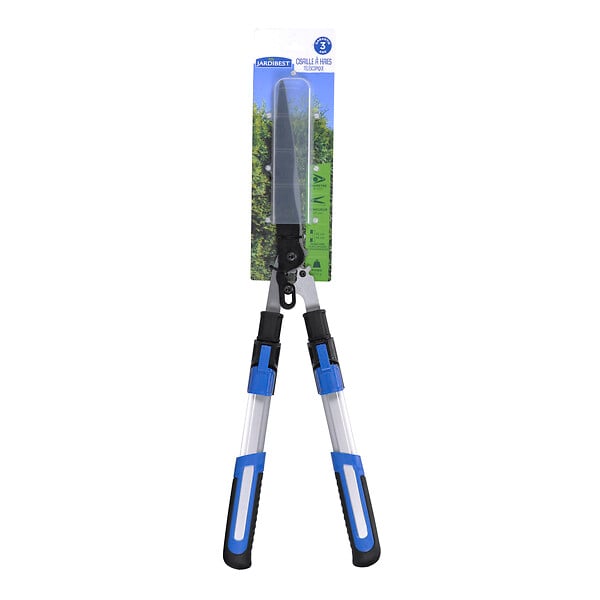 JARDIBEST - Cisaille à haies téléscopique - large