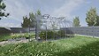 KLASIKA GREENHOUSES - Serre de jardin KLASIKA Standard EXTRA 10m2, 2,5m x 4m, 4 mm avec revêtement en polycarbonate (Avec 2 toit ouvrant automatique) - vignette