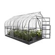 KLASIKA GREENHOUSES - Serre de jardin KLASIKA Standard EXTRA 10m2, 2,5m x 4m, 4 mm avec revêtement en polycarbonate (Avec 2 toit ouvrant automatique) - vignette