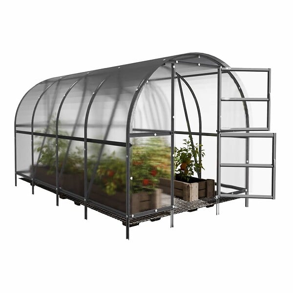KLASIKA GREENHOUSES - Serre de jardin KLASIKA BALTIC LT EXTRA 3 x 4 m (12 m²), 4 mm avec revêtement en polycarbonate - large
