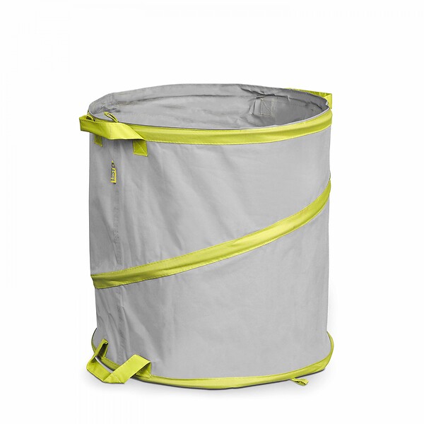OVIALA - Lot de 3 sacs à déchets de jardin 85l polyester gris - Lesto - large