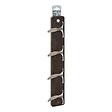 5 FIVE SIMPLY SMART - Patère Aly 4 têtes L45cm bois foncé gris - vignette