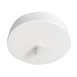 TIBELEC - Pavillon de plafond métallique Blanc 90mm - vignette