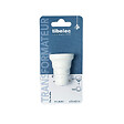 TIBELEC - Transformateur de douille B22 vers E27 - Plastique blanc - 60W - vignette