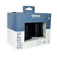TIBELEC - Monture suspension plastique E27 60W maxi noir - vignette