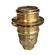 TIBELEC - Douille E14 acier laitonné haute température avec bague 10x1 CS - vignette