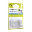HOME FIXE - 2 petits crochets ventouse blanc - vignette