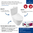 VILLEROY ET BOCH - WC à poser compact sans bride sortie horizontale  Avento avec abattant frein de chute et SlimSeat + Nettoyant - vignette