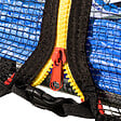 HAPPY GARDEN - Pack Premium Trampoline 430cm réversible bleu / vert MELBOURNE + filet, échelle, bâche et kit d'ancrage - vignette