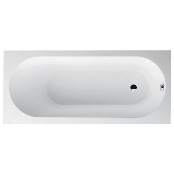 VILLEROY ET BOCH - Villeroy & Boch Oberon 170 x 70 cm Baignoire gauche et droite ovale en Quaryl® , avec pieds, blanc (UBQ177OBE2V-01) - large