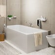 HANSGROHE - Hansgrohe Vernis Blend Set de finition mélangeur 4 trous sur bord de baignoire, Chrome (71456000) - vignette