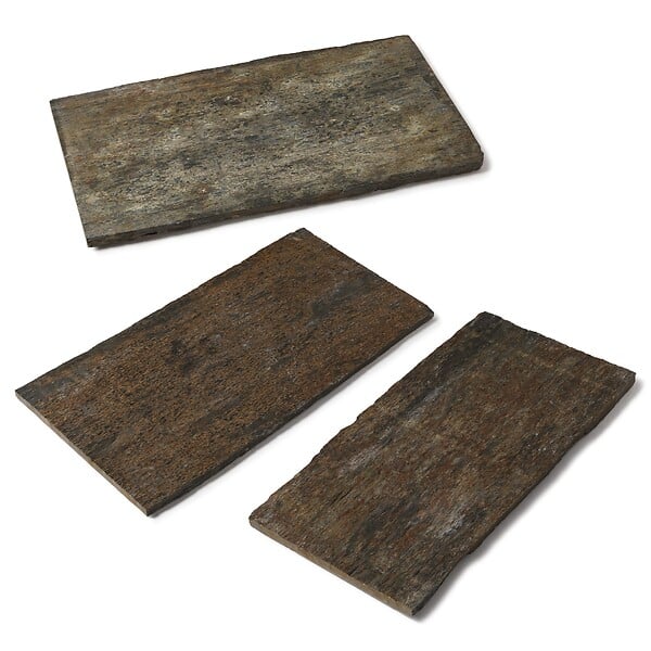 RO'MA NATURE - Pas japonais Rectangle Schiste 100x50x3-7 cm (lot de 15) - large