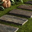 RO'MA NATURE - Pas japonais Rectangle Schiste 60x30x3-7 cm (lot de 10) - vignette