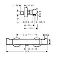 HANSGROHE - Comfort Mitigeur Thermostatique douche, Bronze brossé (13116140) - vignette