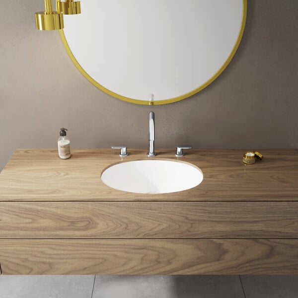 HANSGROHE - Mélangeur robinet Vernis Blend 3 trous Chromé avec tirette et vidage synthétique - large