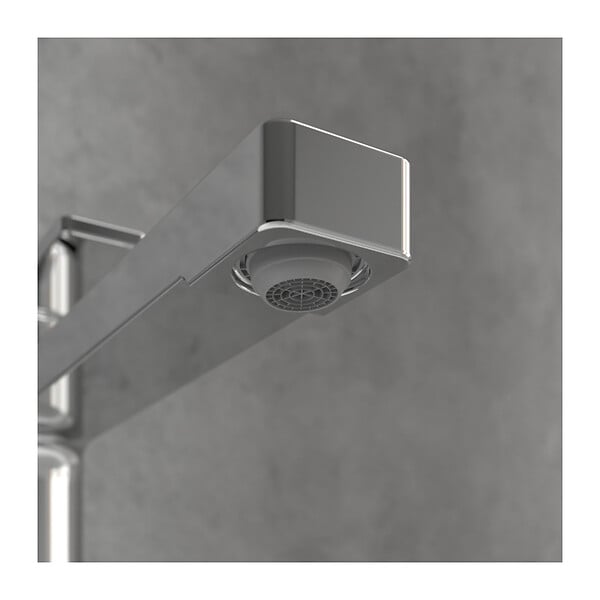 VILLEROY & BOCH - Architectura Mitigeur Monocommande Surélevée pour Lavabo,avec vidage, Chrome  (TVW10300500061) - large