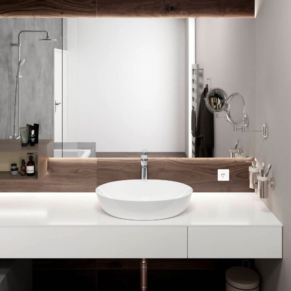 HANSGROHE - Mitigeur de lavabo, EcoSmart, comfort zone, chrome (71582000) - large