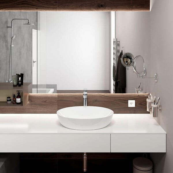 HANSGROHE - Mitigeur de lavabo, EcoSmart, comfort zone, chrome (71582000) - large