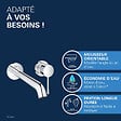 GROHE - Mitigeur mural lavabo Essence Taille L cool sunrise brossé avec corps encastré - vignette