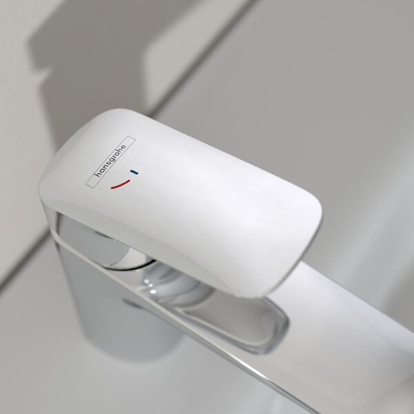 HANSGROHE - Mitigeur lavabo Logis E 100 CoolStart Hansgrohe - Avec tirette - large