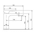 VILLEROY & BOCH - Villeroy & Boch Architectura Mitigeur Monocommande de Lavabo  , Or brossé (TVW12500400076) - vignette