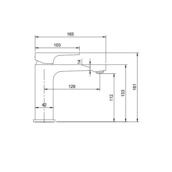 VILLEROY & BOCH - Architectura Square Mitigeur Monocommande de lavabo, Chrome (TVW12500400061) - large