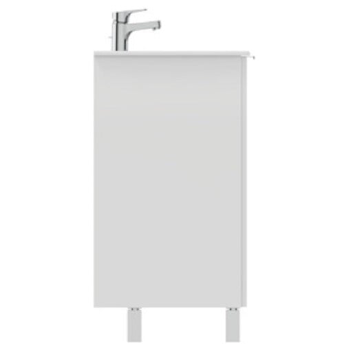 PORCHER - Meuble sous-plan + plan vasque Ulysse Porcher - 2 portes - 60cm - Blanc brillant - large