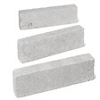 RO'MA NATURE - Bordure de jardin Pierre de l'Atlas Gris 50x15x8 cm (lot de 40 bordures soit 20 mètres) - vignette