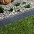 RO'MA NATURE - Bordure de jardin Pierre Bleue du Vietnam 100x20x5 cm (lot de 20 bordures soit 20 mètres) - vignette